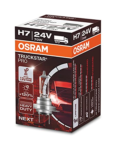 OSRAM TRUCKSTAR PRO H7, +120% plus lumineux, ampoule de... en promo à 9,99€ (-35%) sur Amazon FR