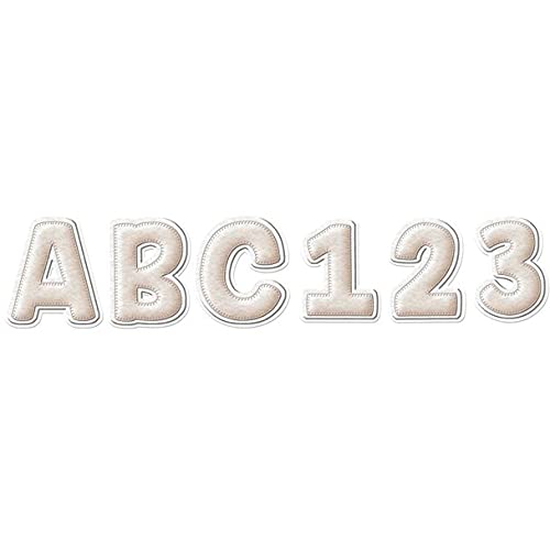 EUREKA A Close-Knit Class Cream Felt Deco Letters, 179... - Beauté & Parfums Amazon Royaume-Uni à 12.86€