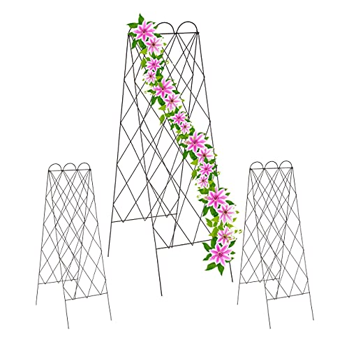 Relaxdays Rankgitter Metall, 3er Set, zum Stecken, 152 cm... - Garden & Outdoor Amazon Germany à 35.60€