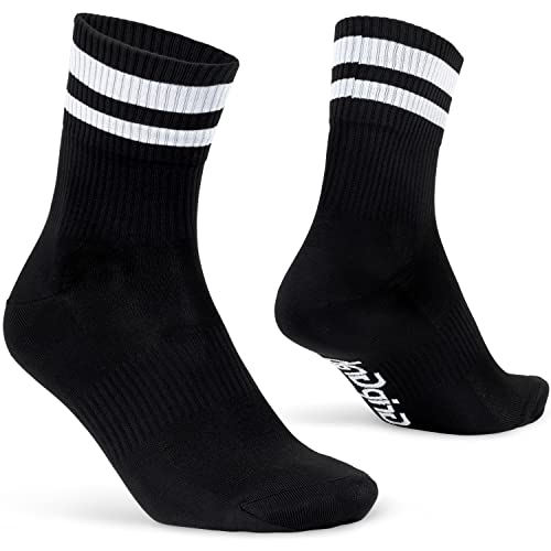 GripGrab Original Stripes 70s Retro Crew Style Summer... - Sports & Fitness Amazon UK à 6.17€