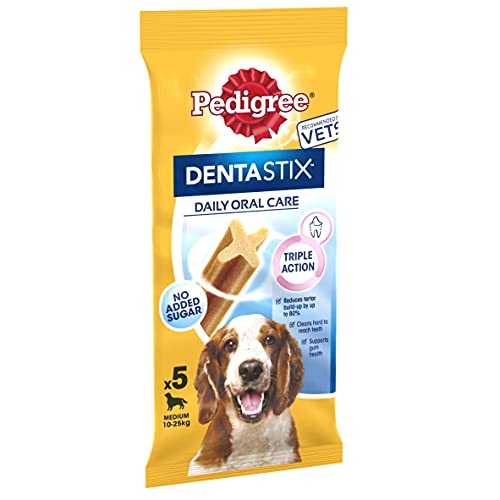 Pedigree Dentastix - Daily Dental Care Chews, Medium Dog... - Animalerie Amazon Royaume-Uni à 1.60€