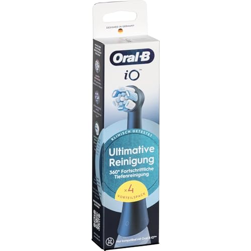 Oral-B iO Aufsteckb?rsten Ultimative Reinigung Black 4er - Beauté & Parfums en promo à 28.94€