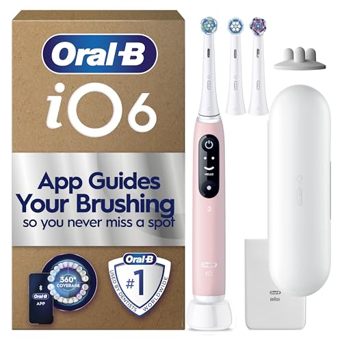 Oral-B iO6 Electric Toothbrush for Adults, 3 Toothbrush... - Beauty & Fragrances Amazon UK à 135.00€