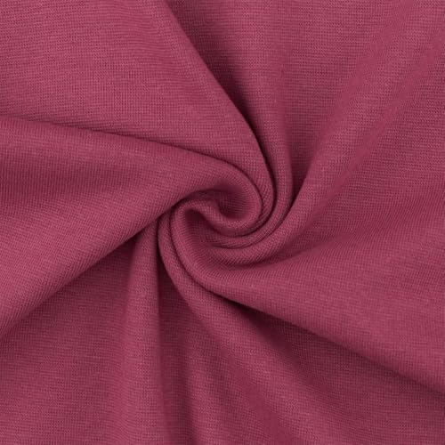 Bündchenstoff Pia, Schlauchware, uni traube (25cm x... - Maison & Cuisine Amazon Allemagne à 1.89€