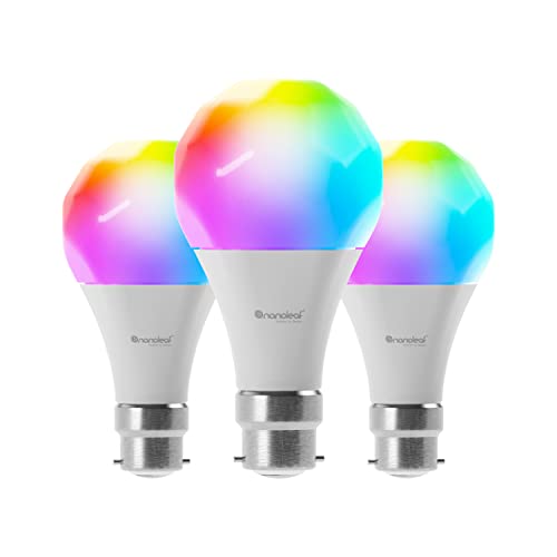 Nanoleaf Essentials 3 Bombillas LED B22 RGBW Inteligentes y... - High-Tech & Électronique Amazon Espagne à 9.83€