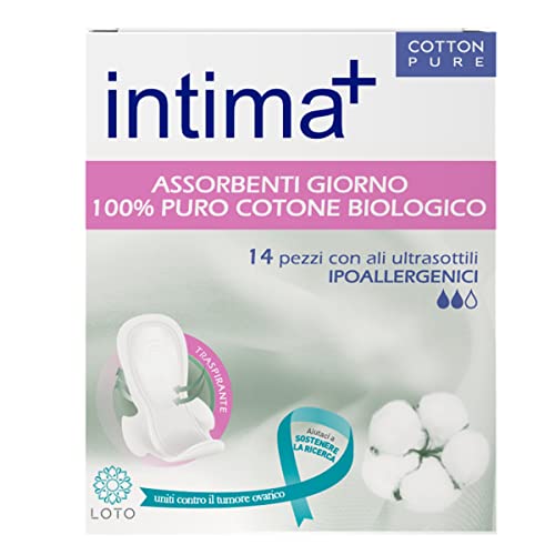 Intima + Lot de 14 serviettes hygiéniques 100% pur coton... en promo à 5,56€ (-54%) sur Amazon FR