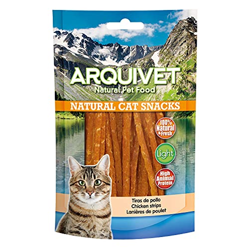 ARQUIVET Pack 24 unità - Strisce di pollo per gatti 50 gr... - Animalerie Amazon Italie à 19.58€