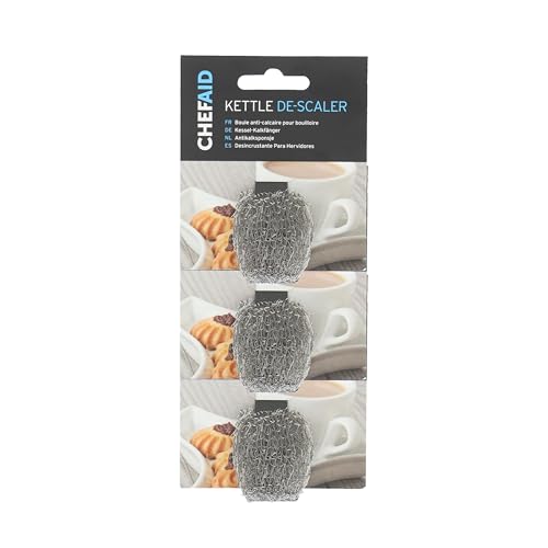 Chef Aid Stainless Steel Kettle Descalers (Pack of 3) - Bricolage & Outils Amazon Royaume-Uni à 4.69€