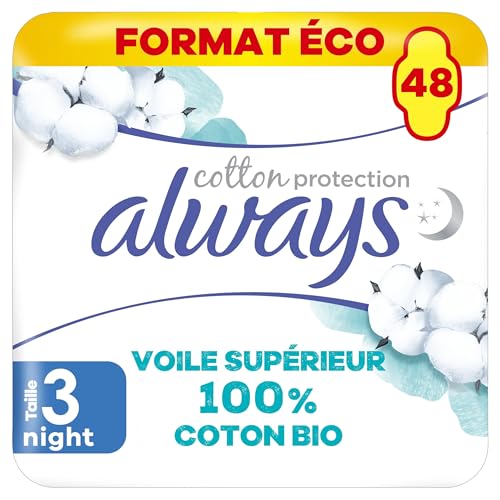 Always Cotton Protection Ultra Night (Taille 3) Serviettes... - Auto & Motorcycle Amazon France à 11.81€