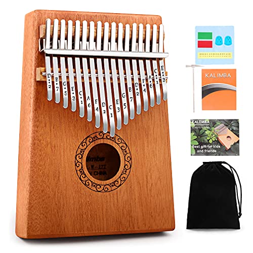 Yundie pianoforte da pollice Kalimba a 17 tasti, con... - Toys & Games Amazon Italy à 9.41€