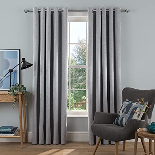 Sleepdown Woven Tonal Fleck Eyelet Blackout Curtains... - Maison & Cuisine en promo à 25.69€