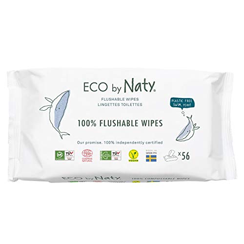 Eco by Naty Salviette per neonati flushable – Salviette... - Bébé & Puériculture Amazon Italie à 9.64€