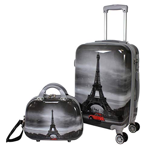 World Traveler Paris Destination - Set di 2 valigie a mano... - Amazon Italie à 68.10€