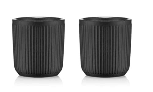 BODUM DOURO 2er Set DW Becher 0,1l schwarz matt Porzellan... - Maison & Cuisine en promo à 11.95€
