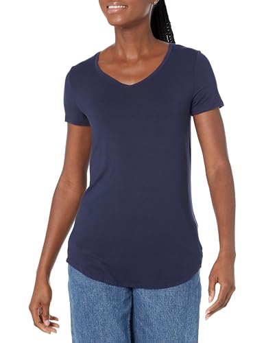 Amazon Essentials Túnica Holgada de Manga Corta y Cuello en... - Bon plan à 5.40€
