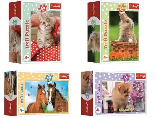 54195 "54 Mini - Animales Lindos/Trefl - Animalerie Amazon Espagne à 4.41€