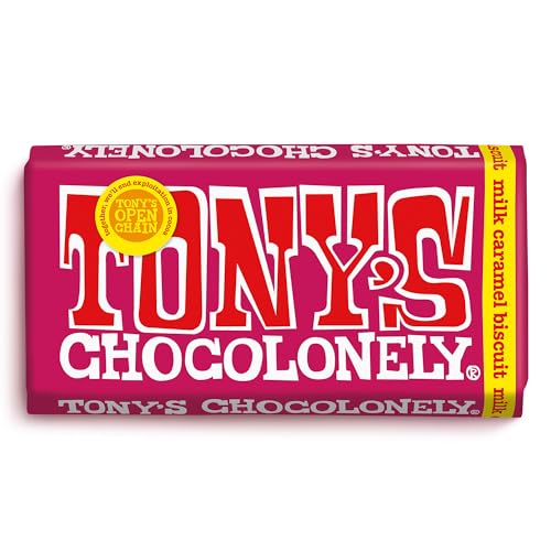 Tony's Chocolonely Milk Caramel Biscuit Chocolate Bar... - High-Tech & Électronique Amazon Royaume-Uni à 4.40€