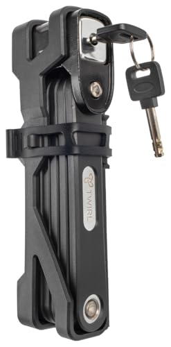 TWIRL Cerradura plegable,con llave, acero, negro - Amazon Espagne à 9.99€