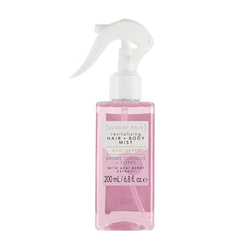 Sunday Rain Acai Berry Hair & Body Mist, Refreshing &... - Beauty & Fragrances Amazon UK à 2.50€