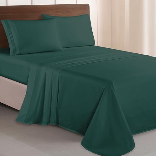 Elegant Comfort Parure de lit Douce de 4 pièces à... - Home & Kitchen Amazon France à 17.94€