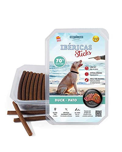Mediterranean Natural Bâtonnets ibériques de Canard, 350 g... - Sports & Fitness Amazon France à 9.66€