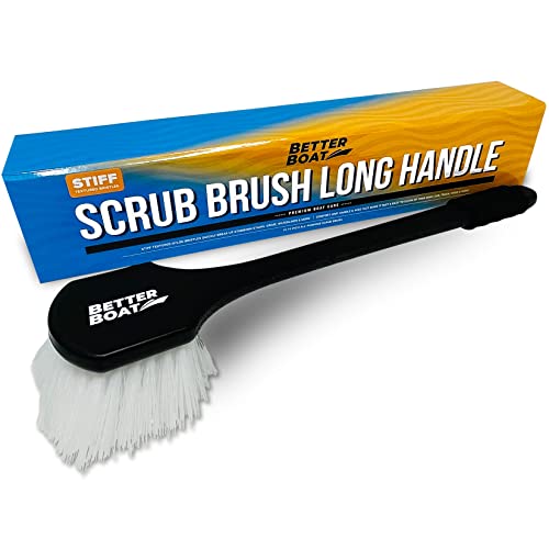 Stiff Hand Scrub Brush, Large Handle Heavy Duty Tire and... - Auto & Moto Amazon France à 21.77€
