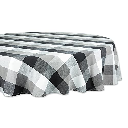 DII Tri-Color Check Collection Nappe Ronde 100% Coton Noir... en promo à 7,98€ (-57%) sur Amazon FR
