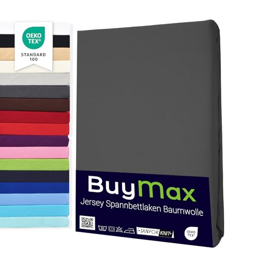 Buymax® Spannbettlaken 90x200cm Baumwolle 100%... - Maison & Cuisine en promo à 8.39€