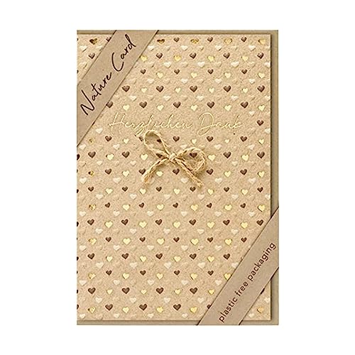 bsb - Dankeskarte mit Herz-Motiv - Nature Card... - Auto & Moto Amazon Allemagne à 2.99€