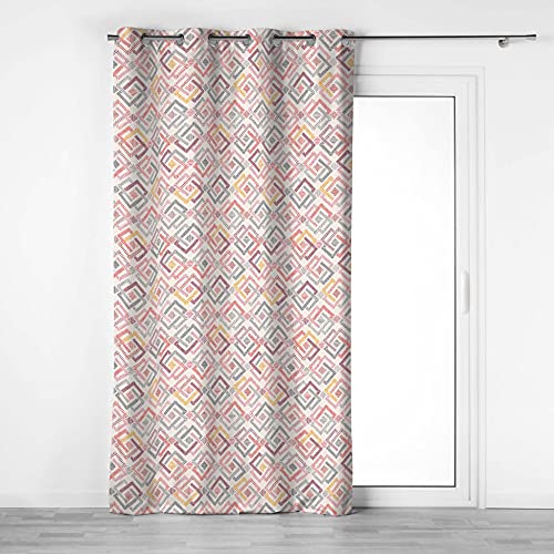 Douceur d'Intérieur, Rideau à Oeillets (140 x 240 cm)... - Maison & Cuisine Amazon France à 14.52€