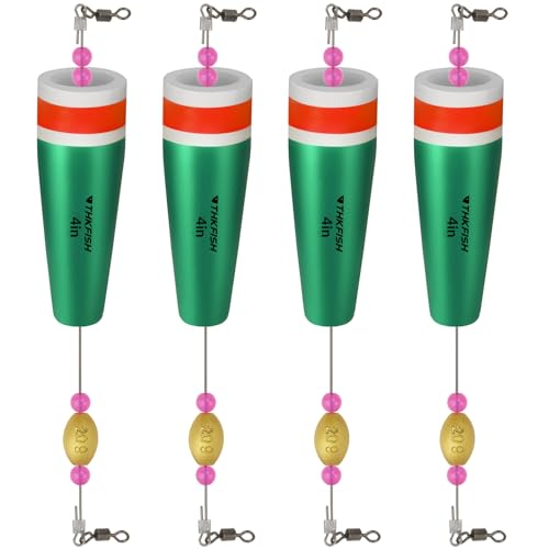 THKFISH Fishing Popping Cork Trout Floats Saltwater 4PCS... - High-Tech & Électronique Amazon Royaume-Uni à 8.93€