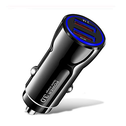 Riloer 3.0 Mini Auto Dual USB Adapter Ladegerät 3.1A 12V... - Auto & Moto en promo à 2.69€