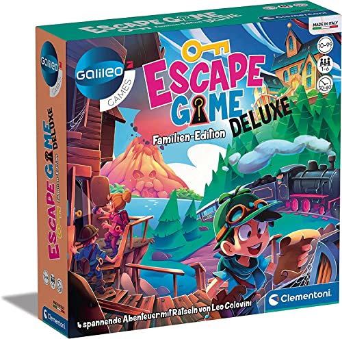 Clementoni Escape Game, Spiel für Kinder ab 8 Jahre, Deluxe... - Jouets & Jeux Amazon Allemagne à 7.07€