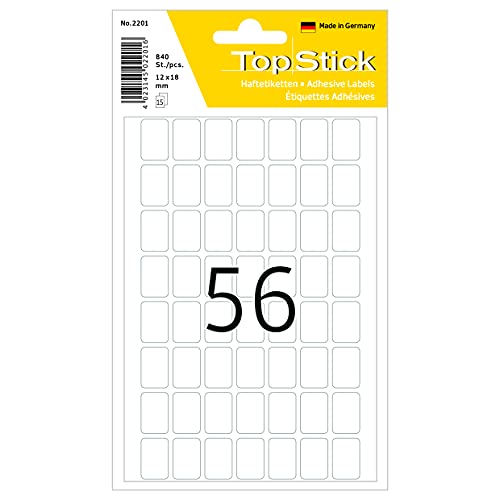 TopStick Multi Purpose Labels, 56 Labels per Sheet, 150... - Maison & Cuisine Amazon Royaume-Uni à 12.87€