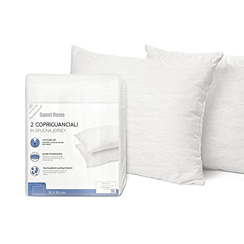 SWEET HOME - Funda Almohada Jersey y Algodón Certificado... - Home & Kitchen Amazon Spain à 3.84€