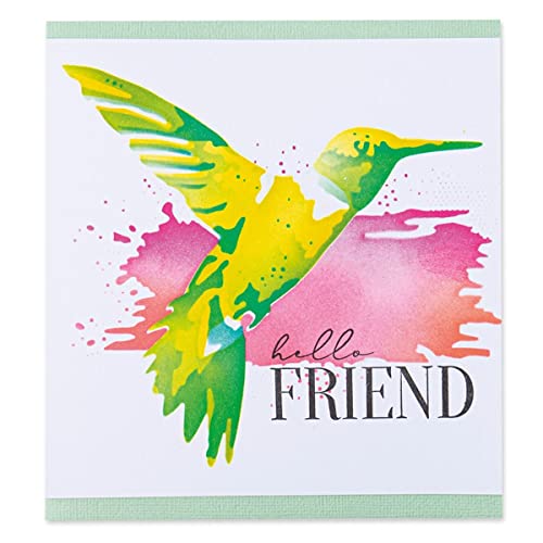 Sizzix Layered Stencils 4PK-Layered Stencils Hummingbird by... - Amazon Royaume-Uni à 9.50€