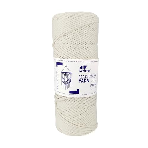 Leviatan Fil Naturel | Cordon Torsadé Simple Super Doux de... - Tech & Electronics Amazon France à 5.72€