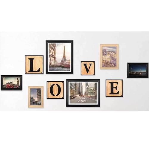 walther design Lot de 10 décorations murales Love Noir - Home & Kitchen Amazon France à 26.35€