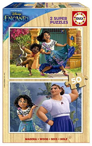 Educa - Puzzle Legno Disney Encanto | 2x50 pezzi Puzzle... - Jouets & Jeux Amazon Italie à 6.59€