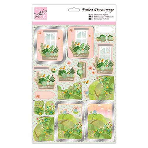 Anita's A4 House On The Hill Foiled Coloured Decoupage... - Auto & Motorcycle Amazon UK à 1.50€
