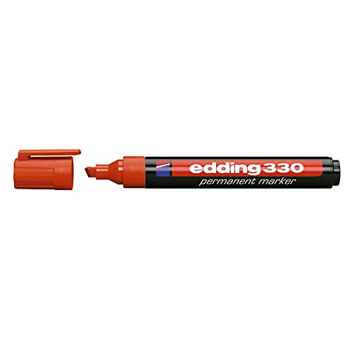 Edding E330002 330 Permanent Marker, Red 002, Pack of 1 - Amazon Royaume-Uni à 5.55€