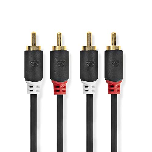 Cavo audio stereo, 2x RCA maschio, 2x RCA maschio, placcato... - Animalerie Amazon Italie à 5.71€