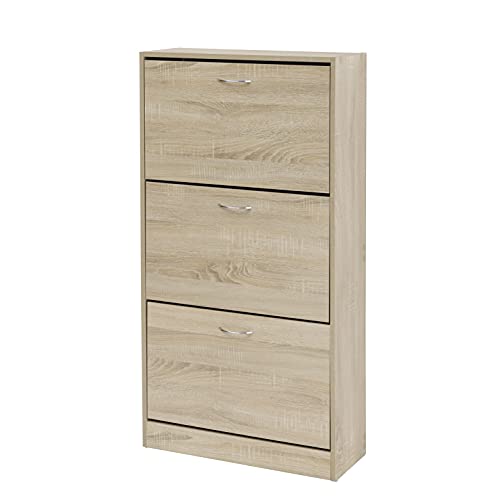 Baroni Home Platzsparender Schuhschrank aus Melaminholz... - Home & Kitchen Amazon Germany à 58.99€