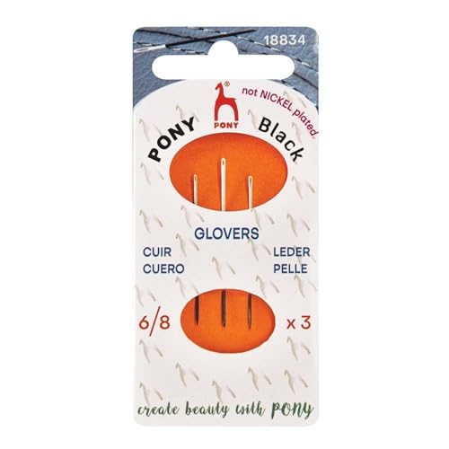 Pony - Pony Black Glover Matt Beenden (No. 6-8) Hand Nähen... - Maison & Cuisine Amazon Allemagne à 0.77€