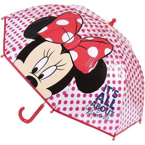 Parapluie Minnie Mouse - Ouverture manuelle - Couleur rouge... - High-Tech & Électronique Amazon France à 9.99€