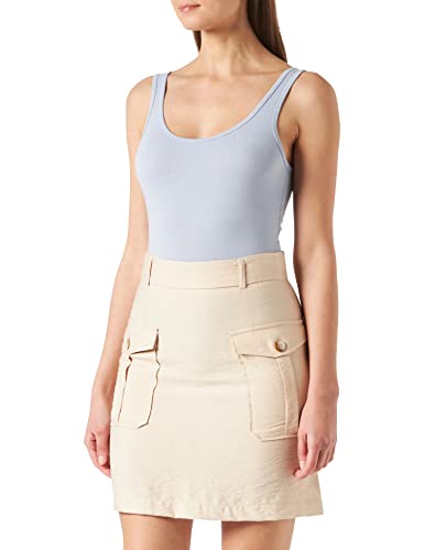 Naf Naf Jupe Gonna, Beige Safari, 34 Donna - Mode & Vêtements Amazon Italie à 10.67€