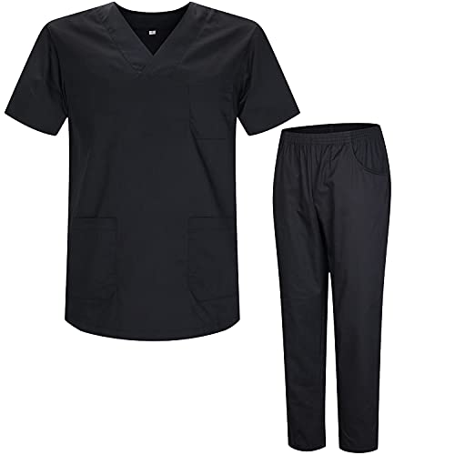MISEMIYA Ensemble de travail, Noir, 5X-Large en promo à 14,53€ (-59%) sur Amazon FR