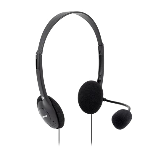 Vultech Auriculares con micrófono HS-01 Rev 2.2, Doble Jack... - High-Tech & Électronique Amazon Espagne à 7.68€