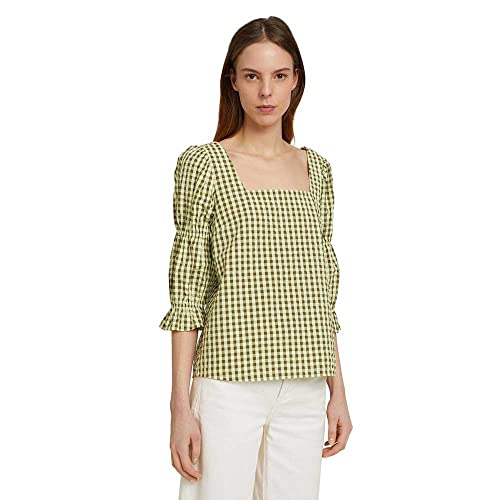 TOM TAILOR Denim Señoras Blusa de cuadros 1030125, 28949... - Deal du jour à 9.39€