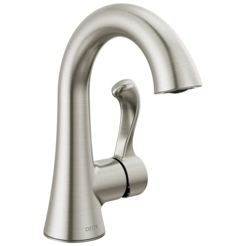 Delta Faucet Esato Single Hole Bathroom Faucet Brushed... - Jardin & Extérieur Amazon Espagne à 89.48€
